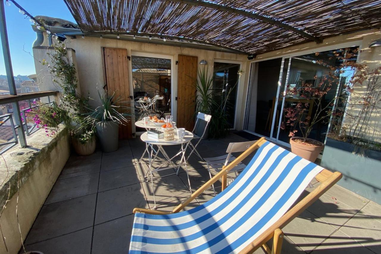 The Sunny - P2 With Terrace - City Centre Nimes Exterior foto